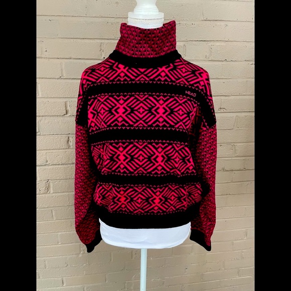 Vintage 90’s HEAD Wool Sweater M -L - Picture 6 of 14